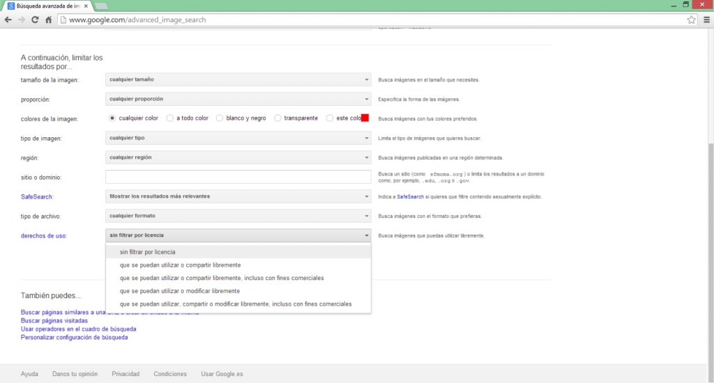 buscar imagenes avanzado 2