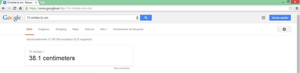 Converir unidades - Google Tips - Bee Ingenious