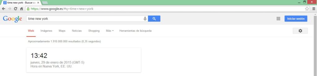 Hoara exacta en una ciudad - Google Tips - Bee Ingenious